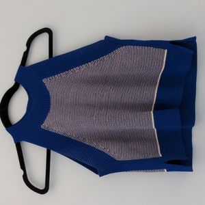 Wilfred Blue, Cream, White Knit Crevier Top